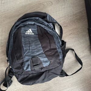 Adidas Men's Black and Dark Gray Backpack